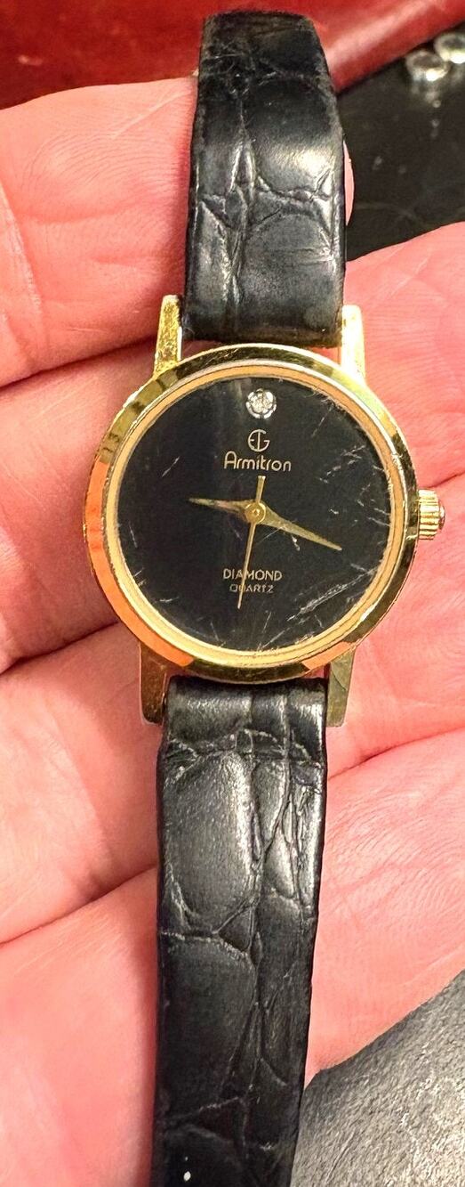 VTG Women's Armitron 24mm Diamond Watch, Swiss Parts